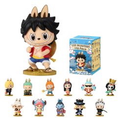 POP MART The Monsters × One Piece Series Figures Blind Box Figures, Random Design Action Figures Collectible Toys Home Decorations, Holiday Birthday Gifts for Girls and Boys, Single Box