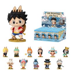 POP MART The Monsters × One Piece Series Figures 12PCs Blind Box Figures, Random Design Action Figures Collectible Toys Home Decorations, Holiday Birthday Gifts for Girls and Boys, Whole Set